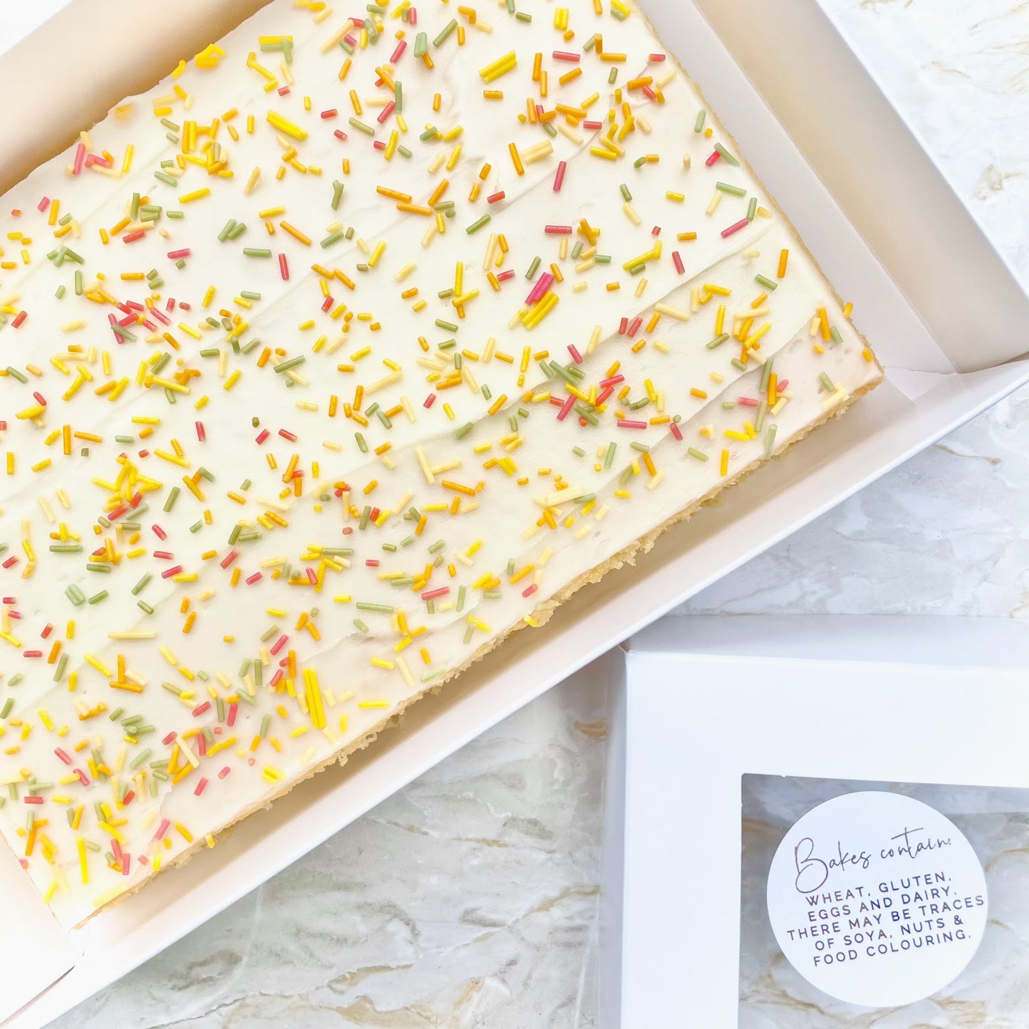 Sprinkle old school cake