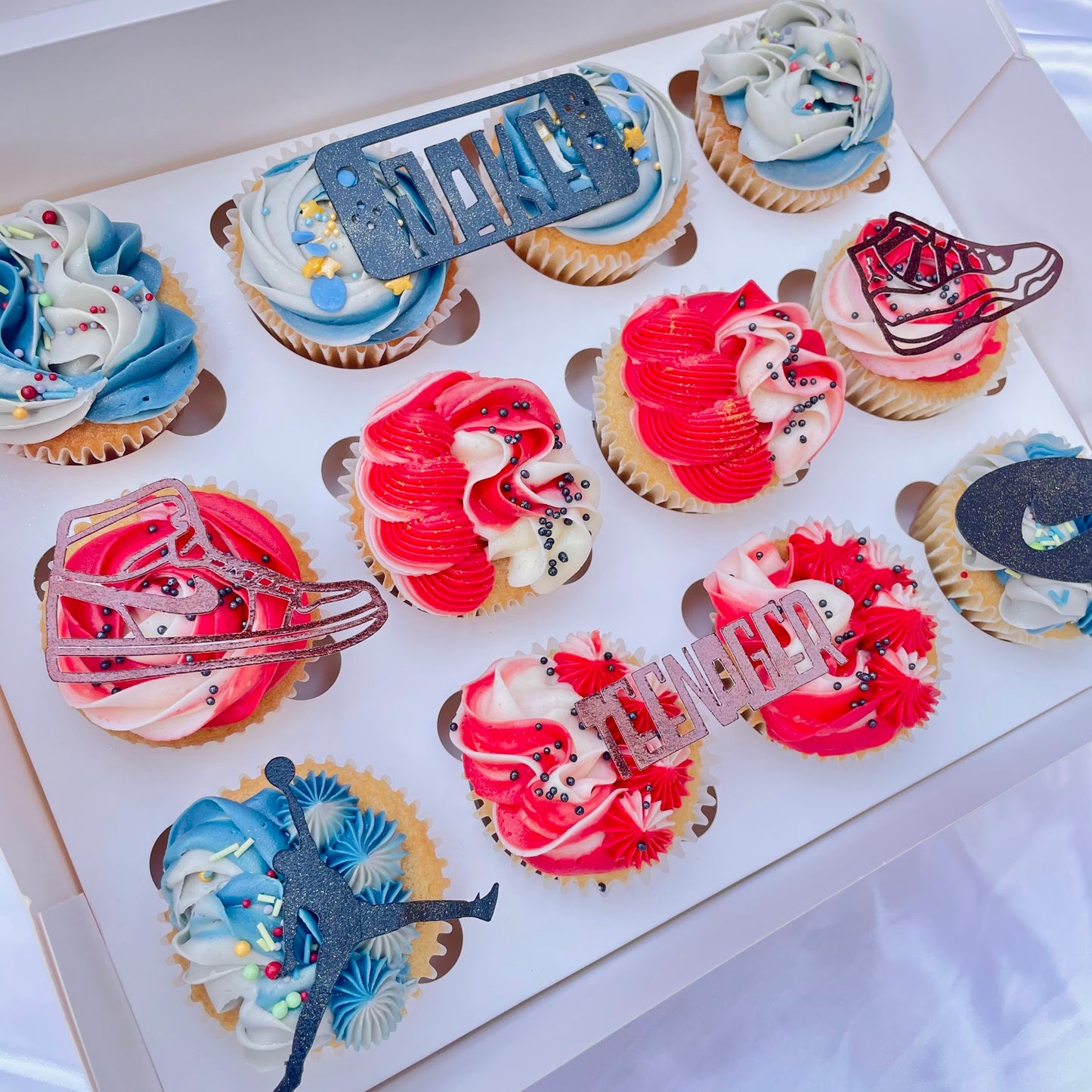 12 Cupcake Gift Box (Design your own)