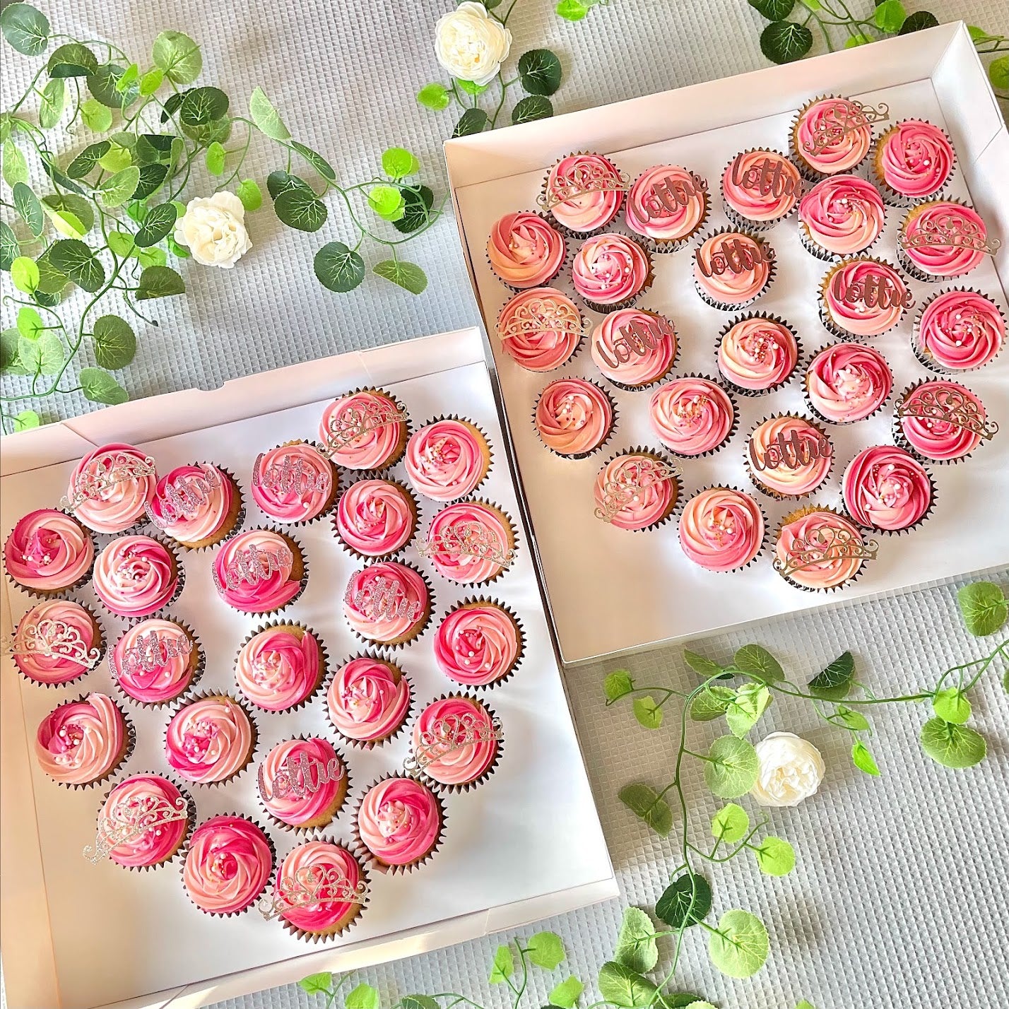 Princess cupcakes