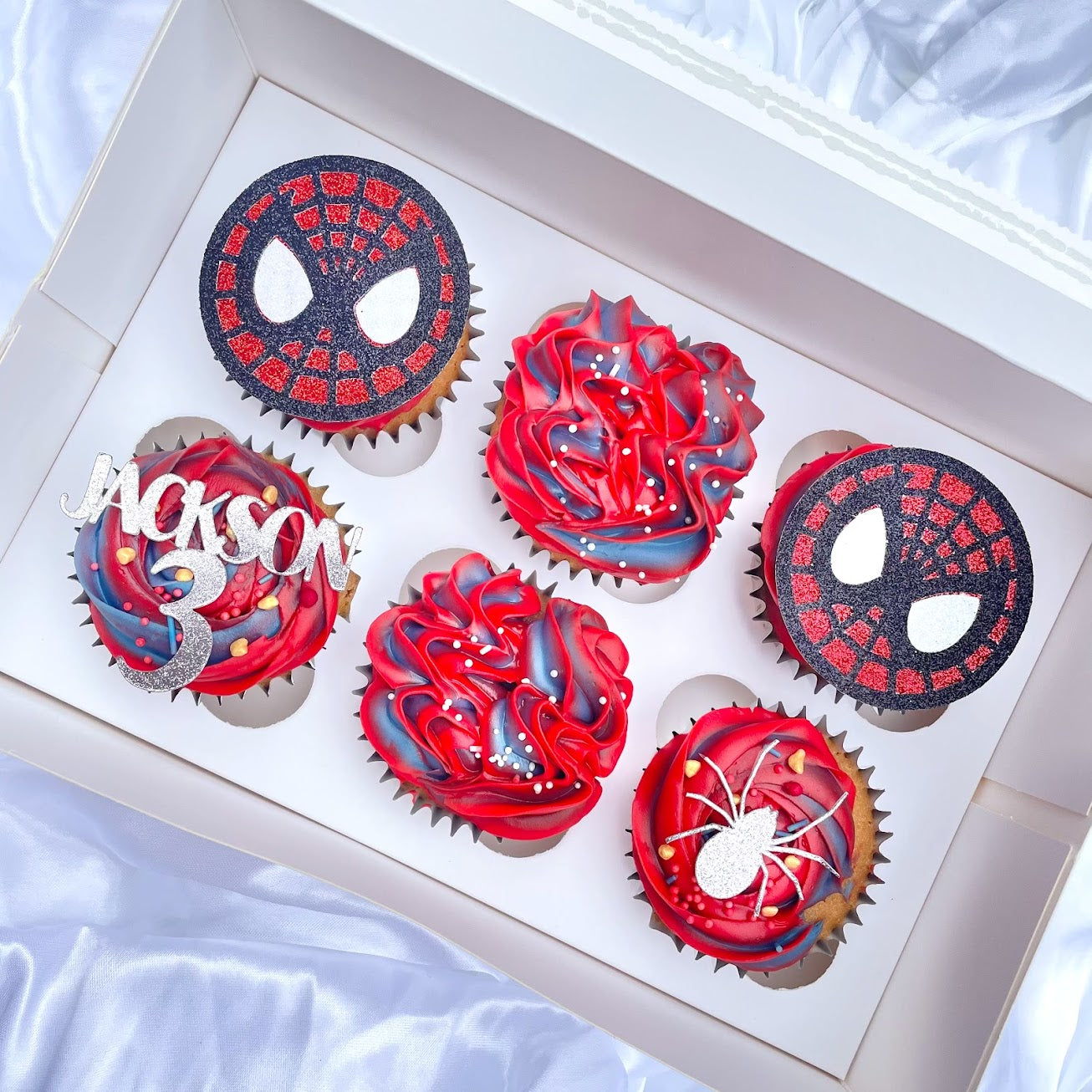 Spiderman cupcakes