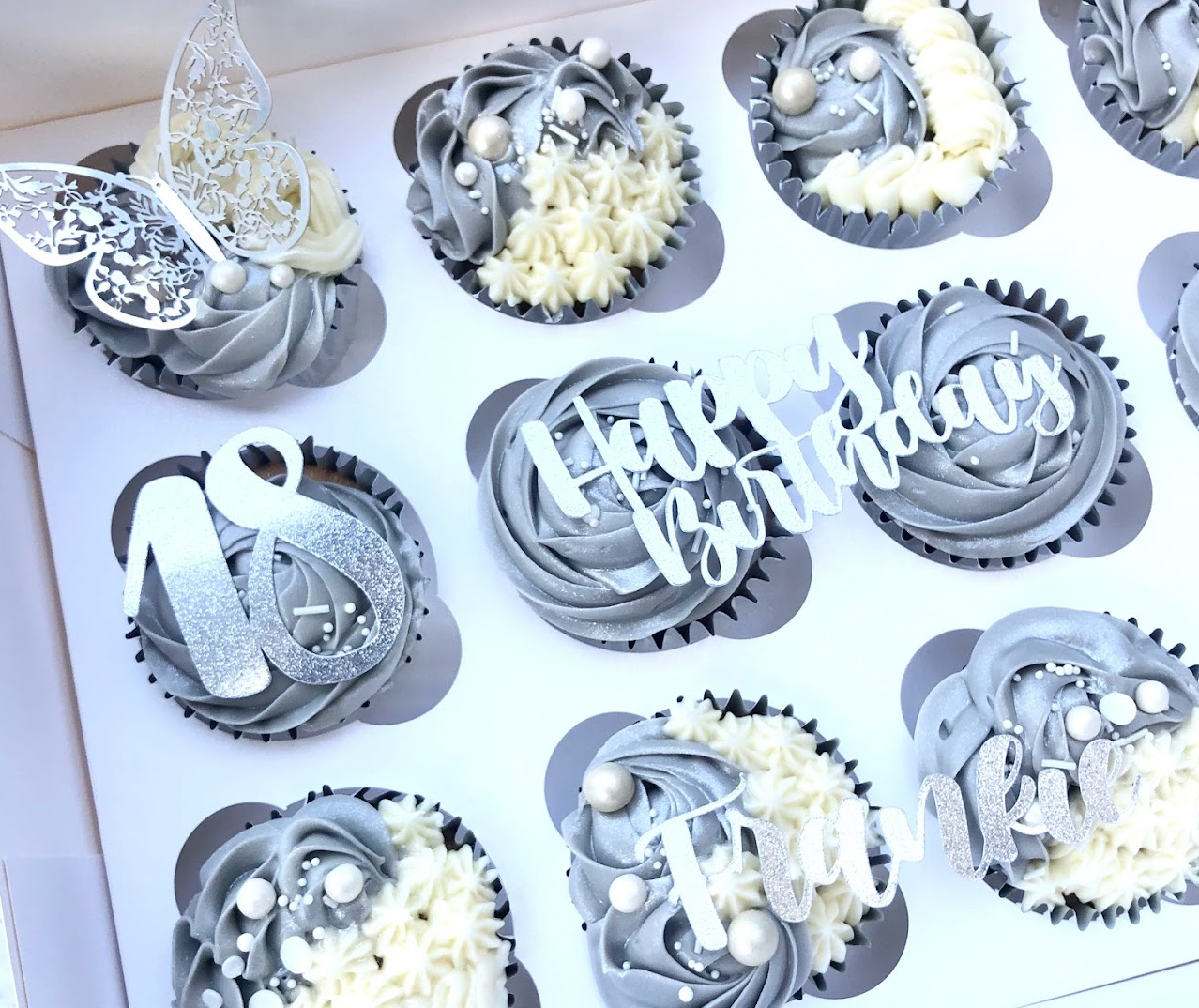 18th birthday cupcakes