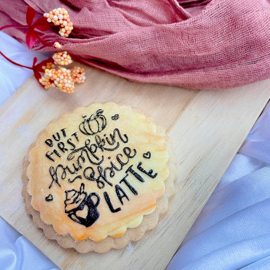 Halloween Pumpkin Spice Latte Biscuit