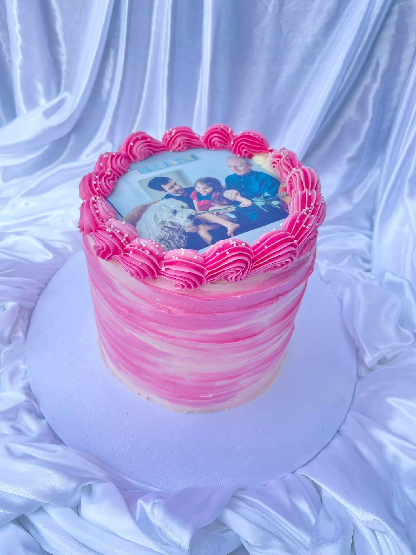 6" Personalised Photo Cake