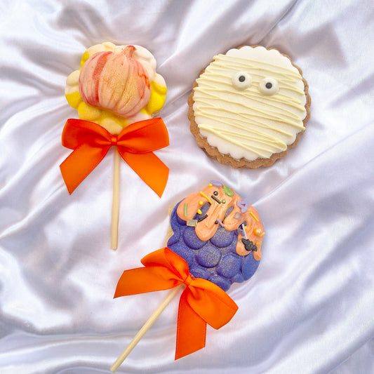 Spooky Halloween Biscuit Trio