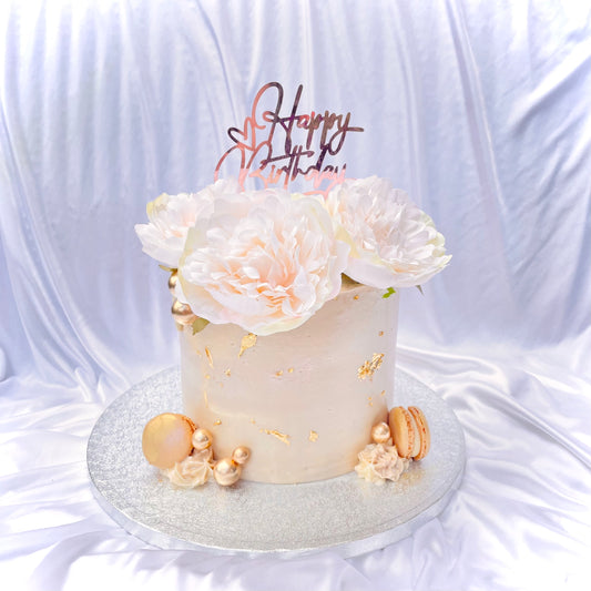 6" Floral Cake
