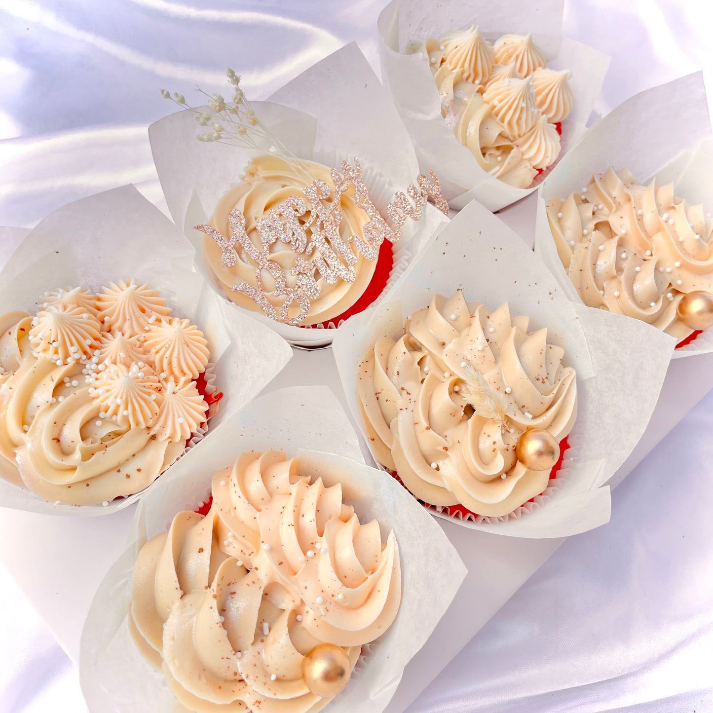 6 Cupcake Gift Box (Design your own)