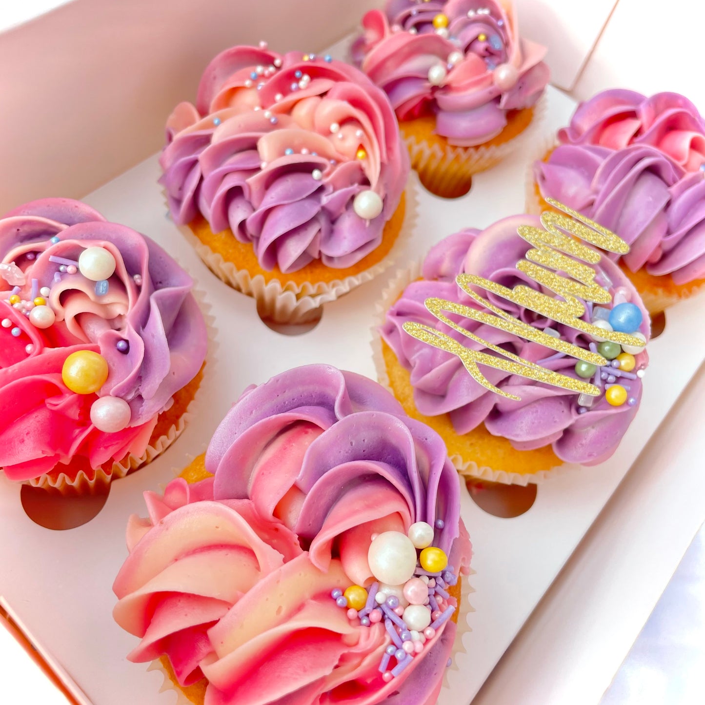 Box of 6 Mothers Day Cupcakes