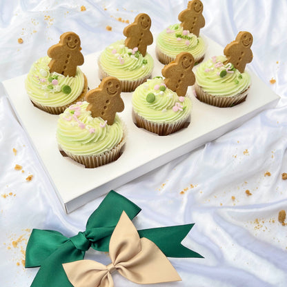 12 Gingerbread Cupcakes