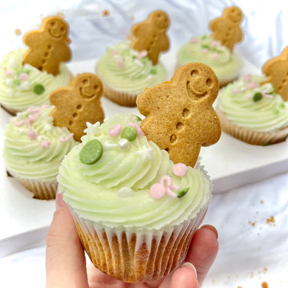 12 Gingerbread Cupcakes