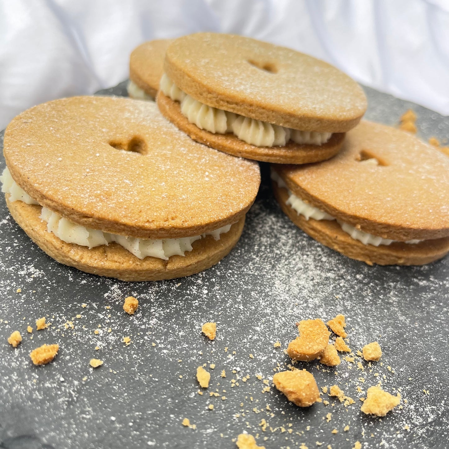 Gingerbread Biscuit Sandwiches
