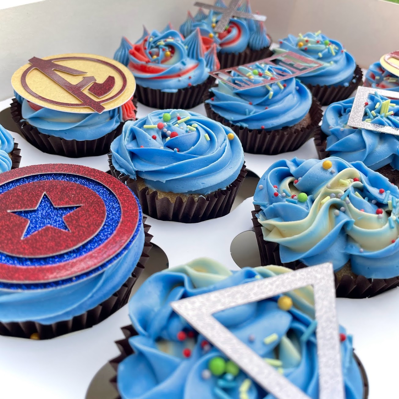 Marvel Avengers cupcakes