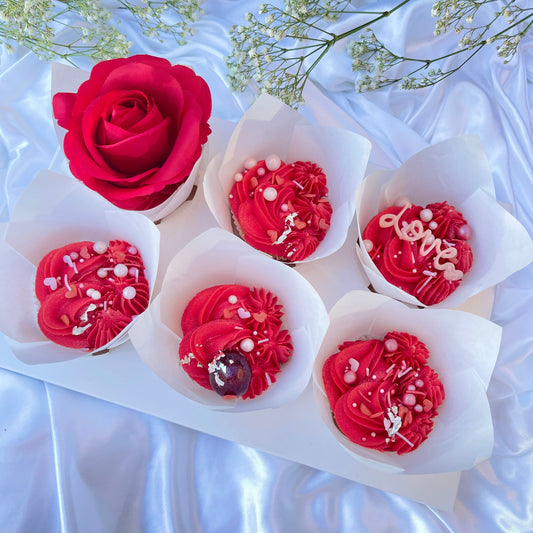 6 Box Valentines Cupcakes