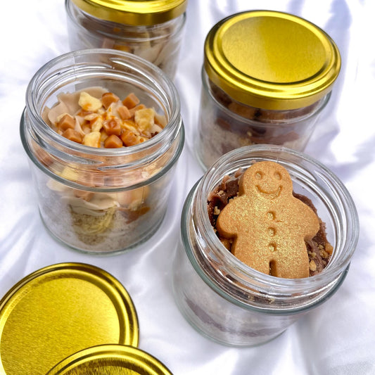 6 Toffee and Honeycomb Cake Jars